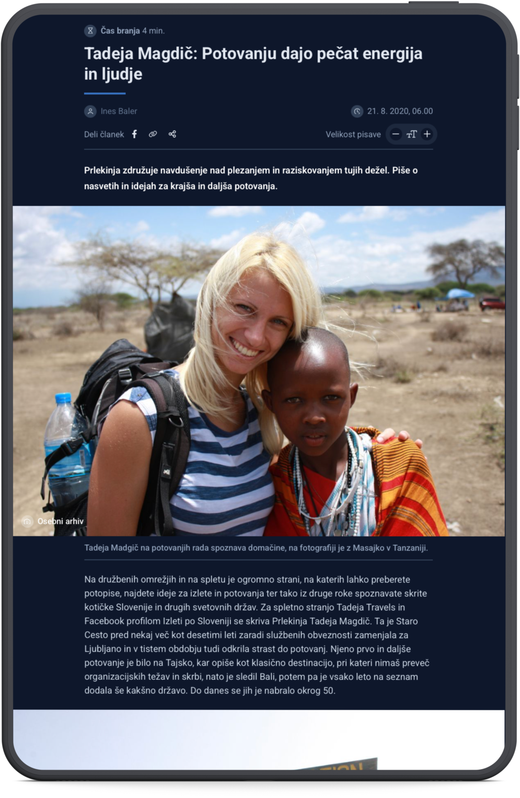 Fotografija prikazuje objave v slovenskih medijih o blogu, ki ga vodi TM Digital Marketing