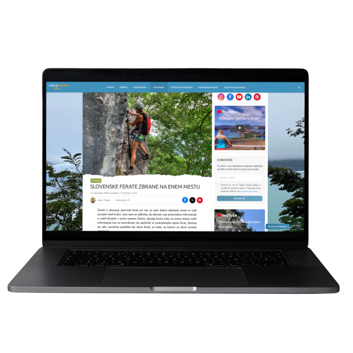 Domača stran - referenca spletna stran viva era