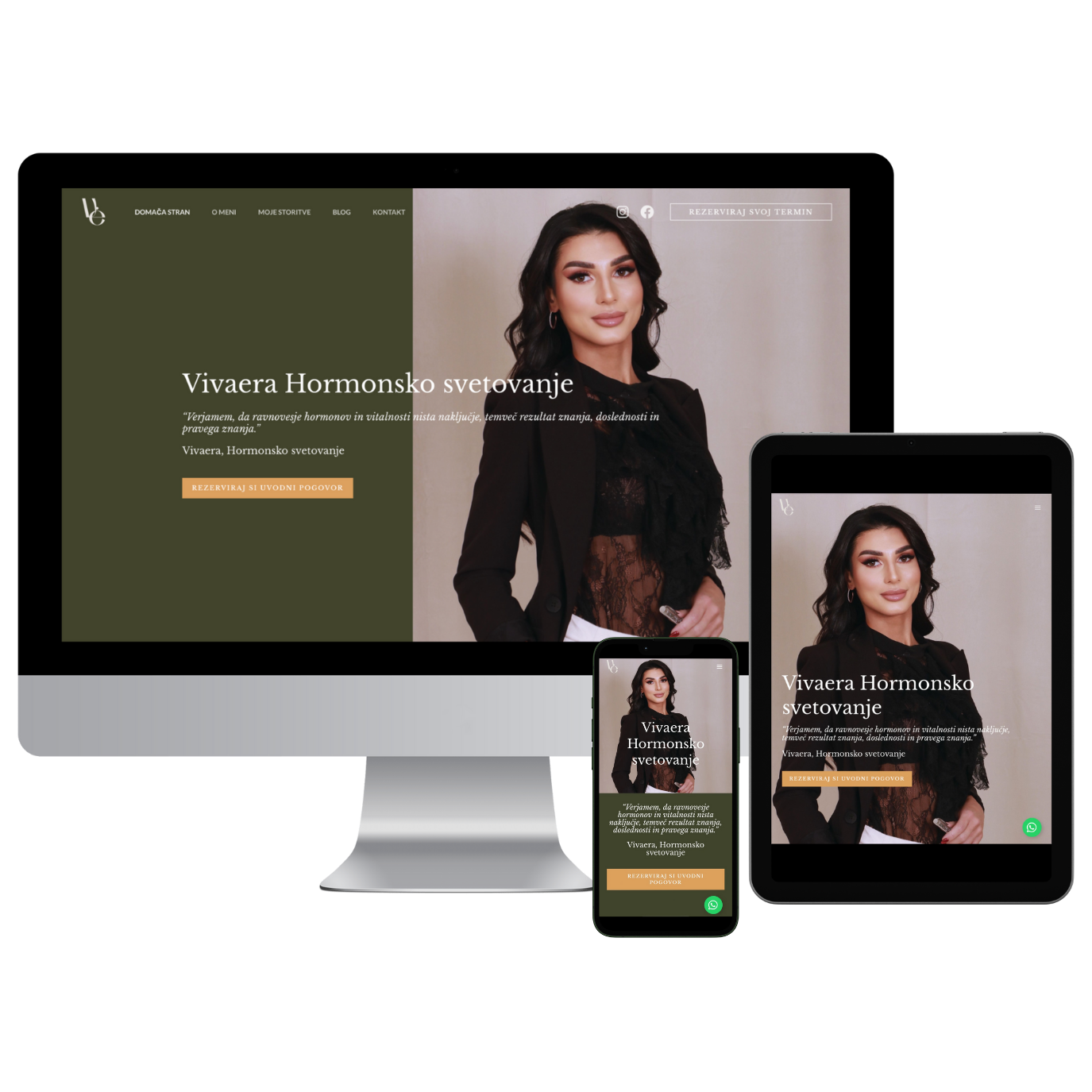 Domača stran - referenca spletna stran vivaera